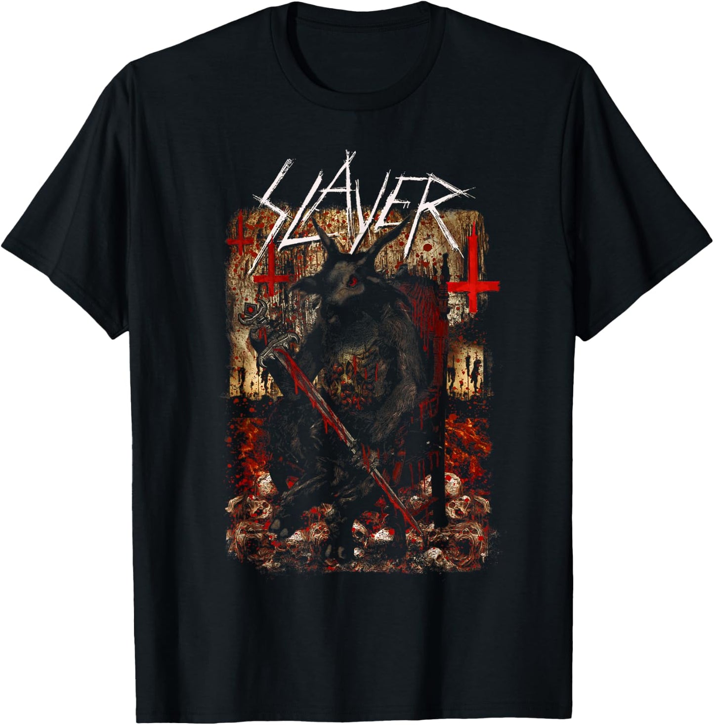 Slayer – Hellthrone T-Shirt - T-Shirt | Black