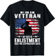 Support Military Veterans I Am A Veteran My Oath Of Enlistment Has No Expiration Date , Small, Black T-Shirt - T-Shirt | Black