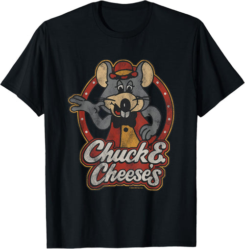 Chuck E. Cheese Classic Entertainer Portrait Distressed