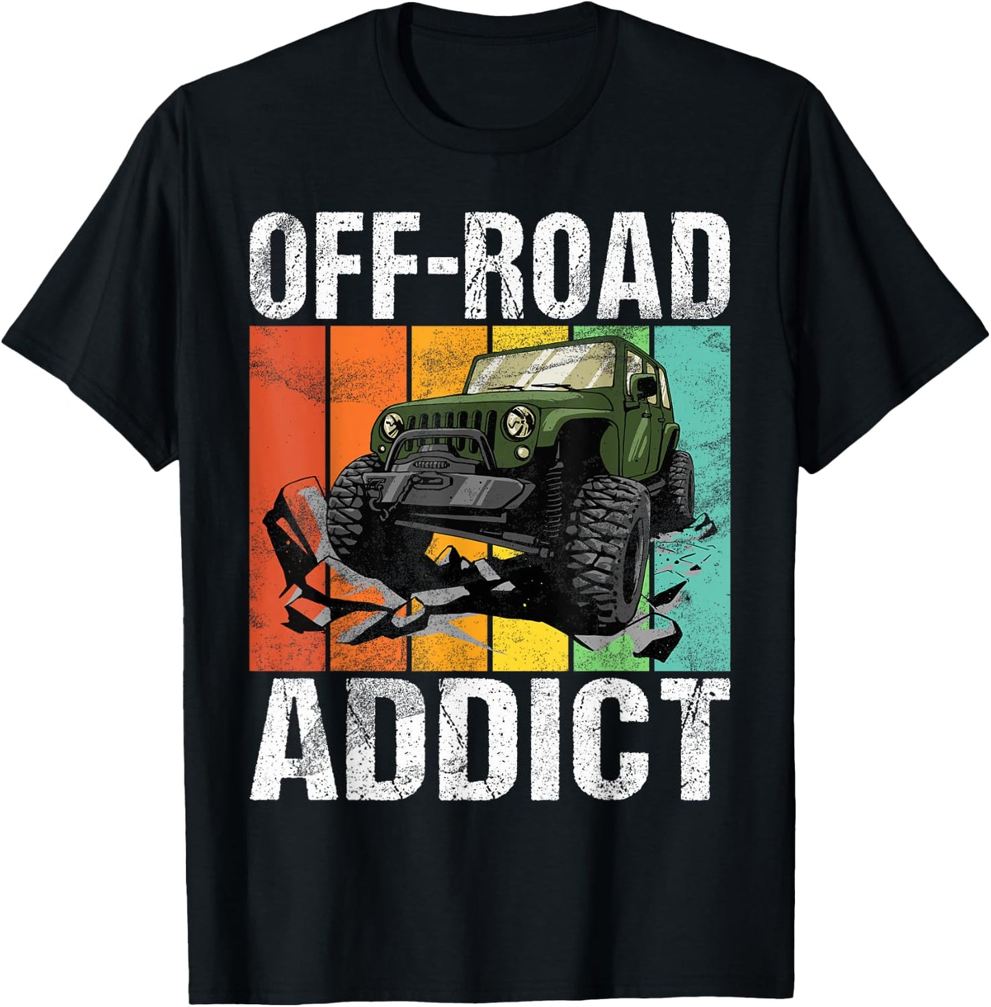 Off-Road Addict Offroad T-Shirt - T-Shirt | Black