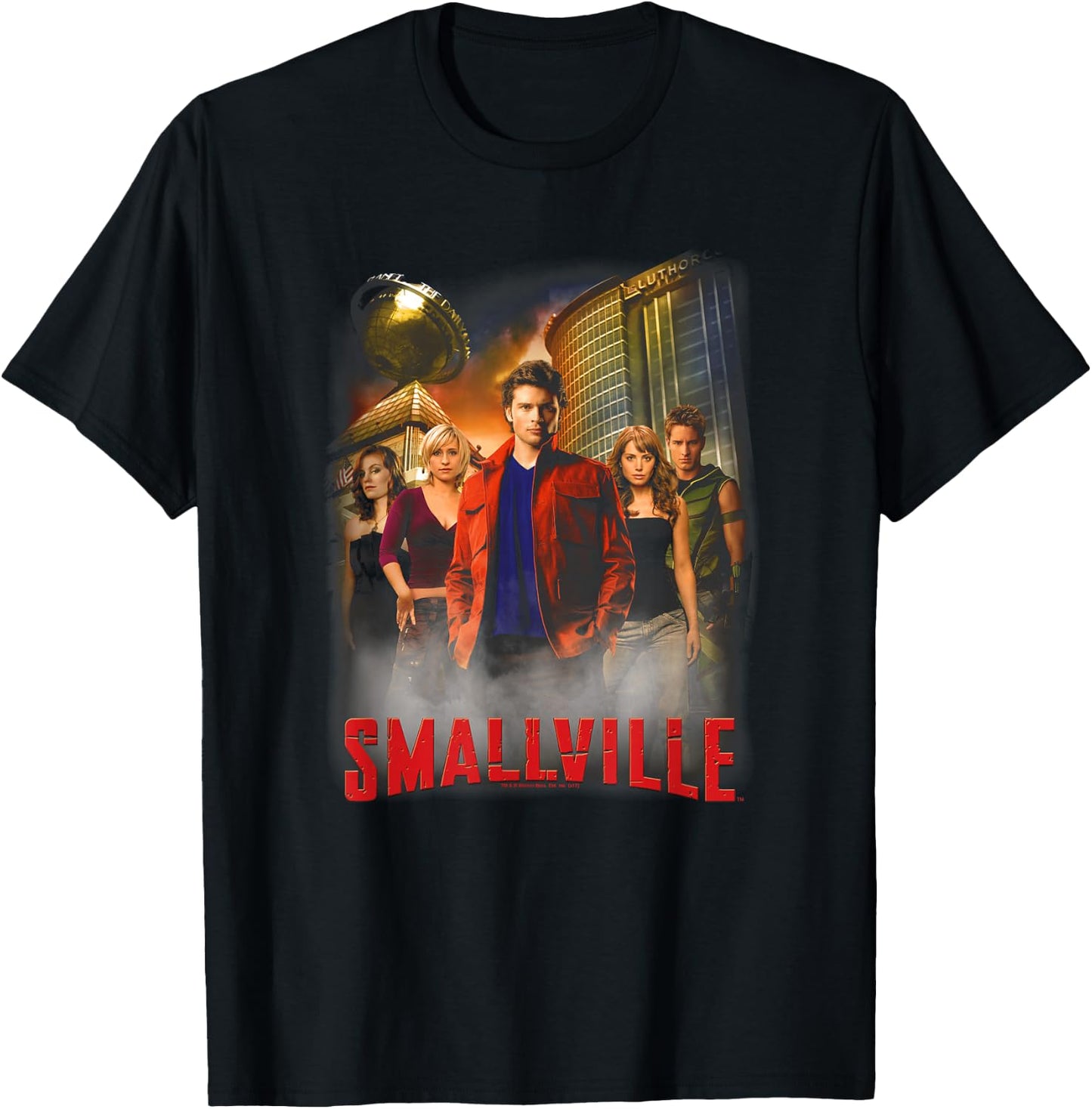 Smallville The Cast T-Shirt - T-Shirt | Black