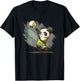 Volleyball Team Panda - Panda Playing Volleyball T-Shirt - T-Shirt | Black