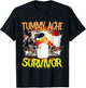 Tummy Ache Survivor Lactose Intolerant Funny T-Shirt - T-Shirt | Black
