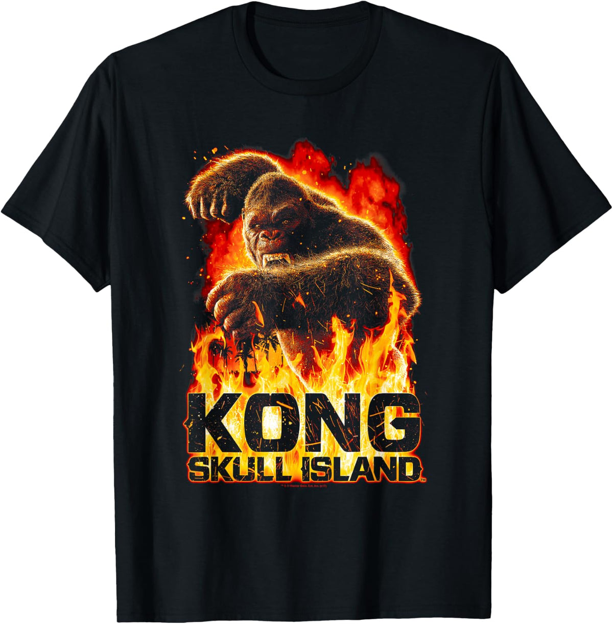 Kong: Skull Island Out of the Fire T-Shirt - T-Shirt | Black