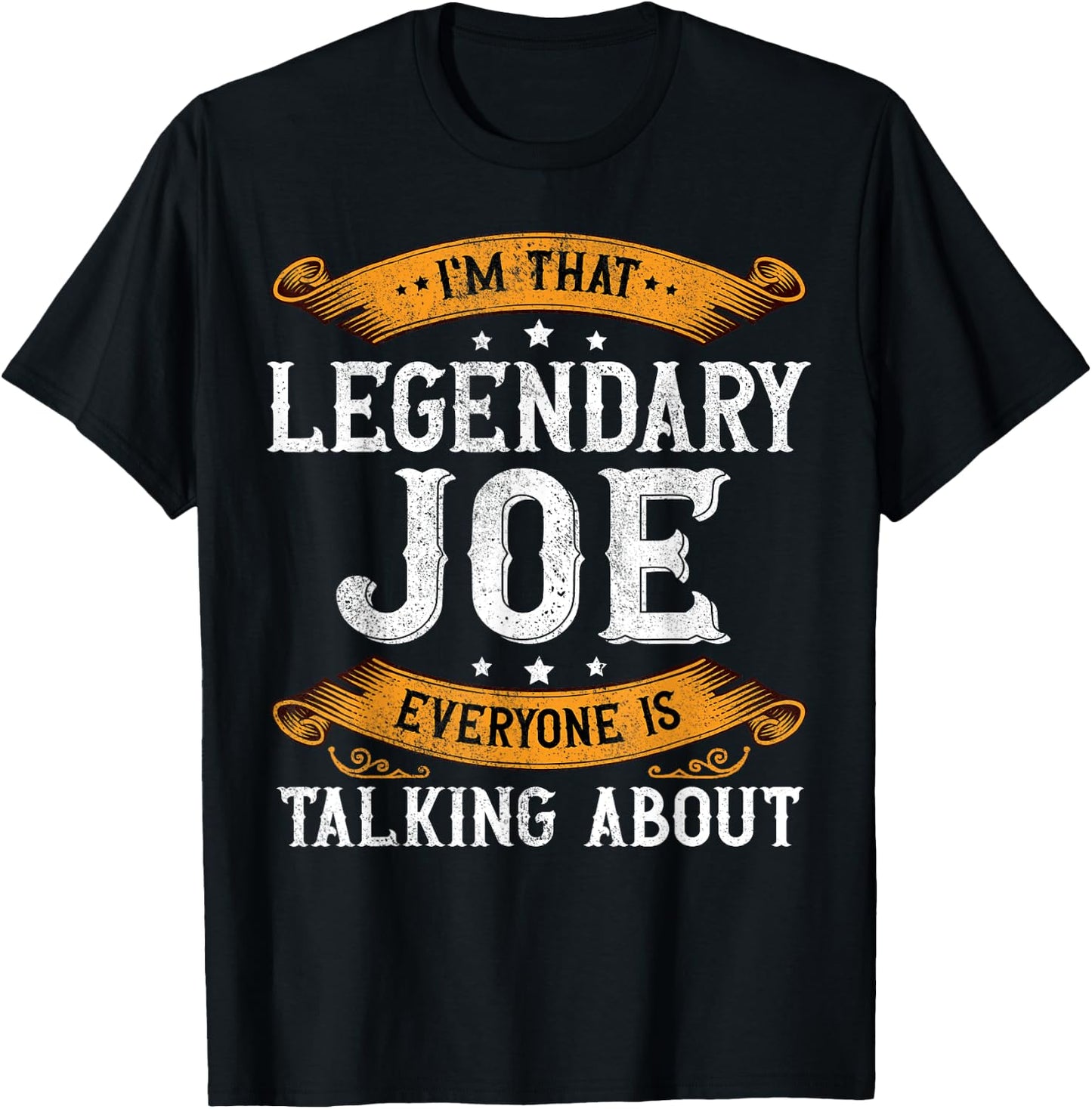 Joe Personal Name Funny Joe First Name T-Shirt - T-Shirt | Black
