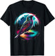 Colorful Starling Bird Spirit Animal Cool Illustration T-Shirt - T-Shirt | Black