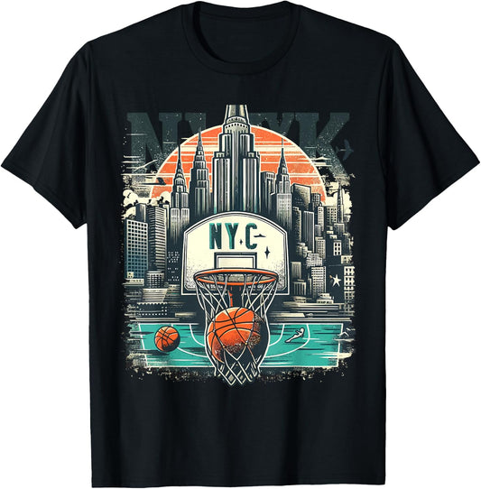NYC Basketball T-Shirt - T-Shirt | Black