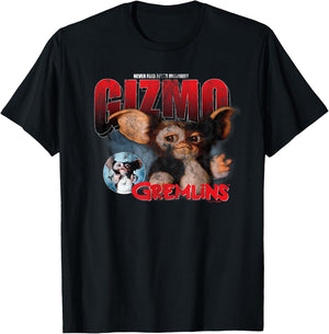 Gremlin's Gizmo Distressed Christmas T-Shirt - T-Shirt | Black