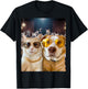 Selfie Cat Selfie Dog Party Buddies Women Girls Kids T-Shirt - T-Shirt | Black