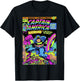Marvel Captain America Comic Neon Graphic T-Shirt - T-Shirt | Black