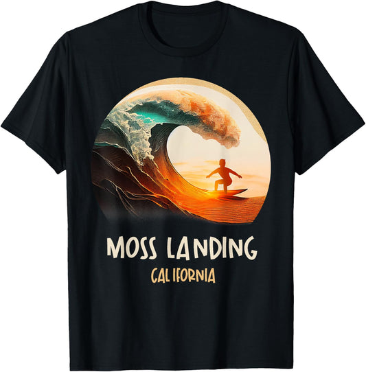 Moss Landing California T-Shirt - T-Shirt | Black