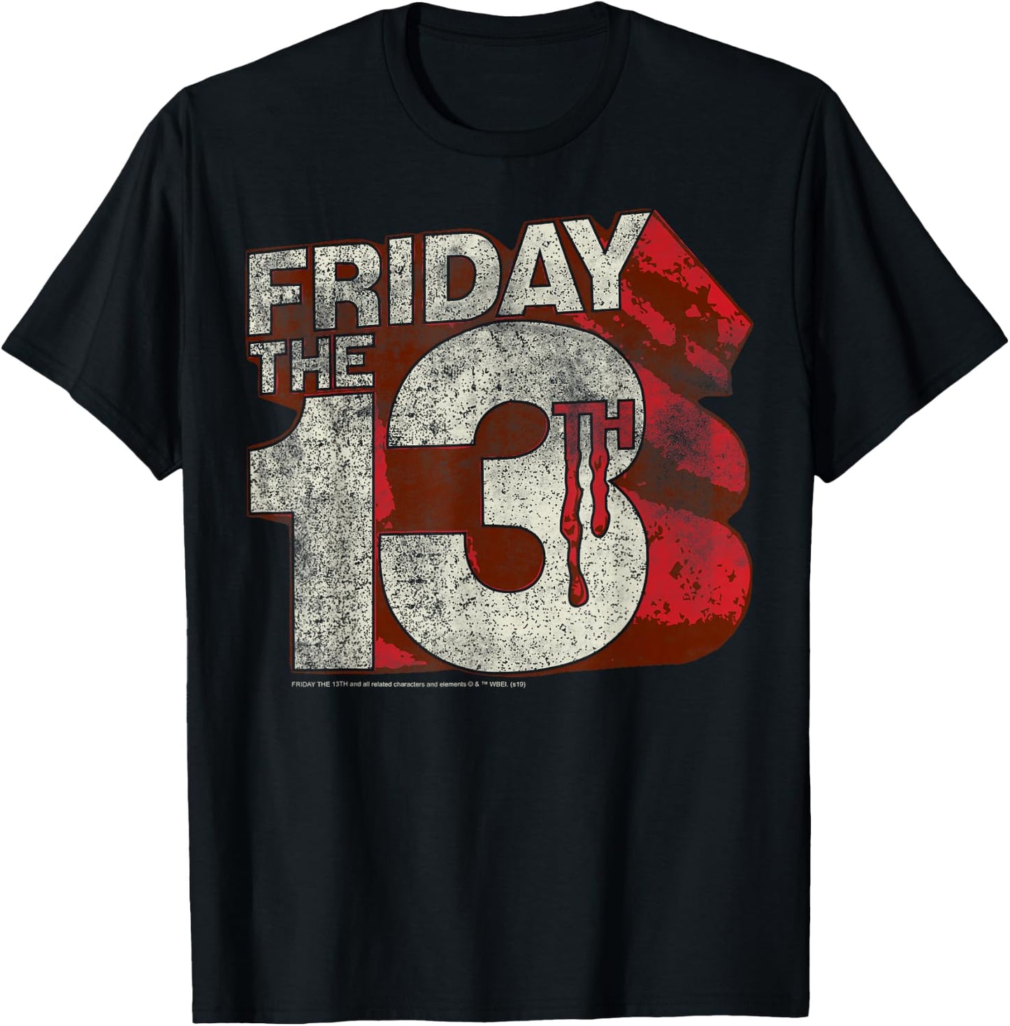 Friday The 13th 3D Logo T-Shirt - T-Shirt | Black
