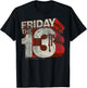 Friday The 13th 3D Logo T-Shirt - T-Shirt | Black