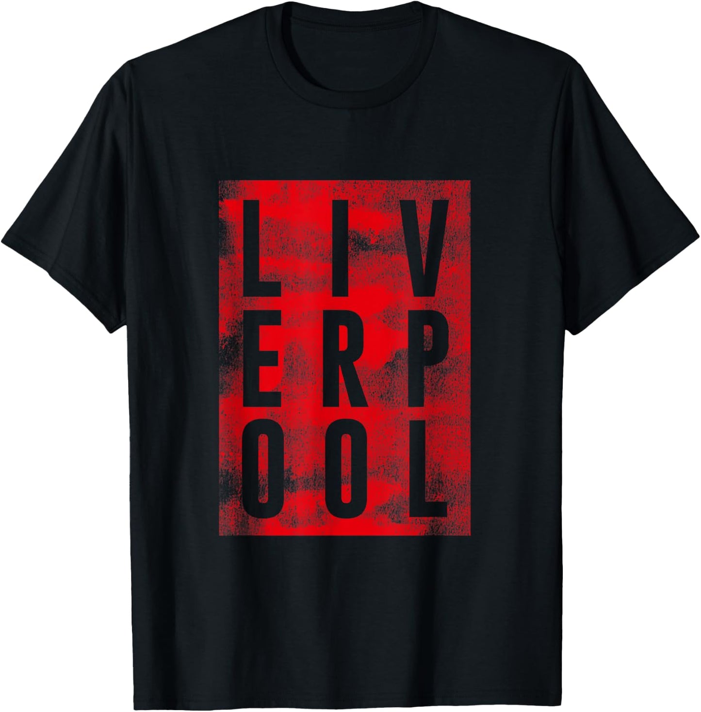 Liverpool City Tourist Souvenir Gift UK England Men Women T-Shirt - T-Shirt | Black