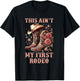 Cowgirl Country Girls Woman Kids This Aint My First Rodeo T-Shirt - T-Shirt | Black