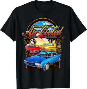 Corvair American Air Cooled Classic Late Early FC T-Shirt - T-Shirt | Black