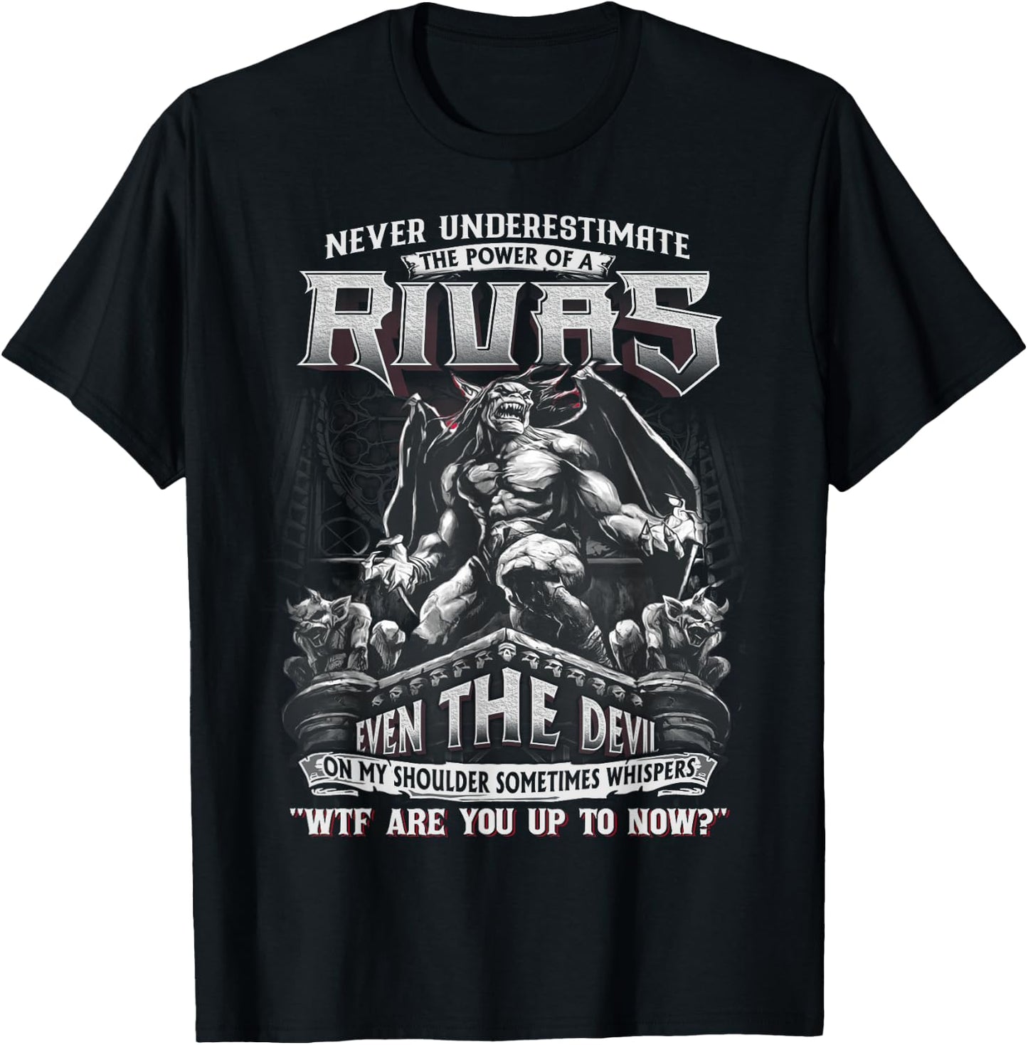 Rivas - Never Underestimate The Power Of A Rivas T-Shirt - T-Shirt | Black