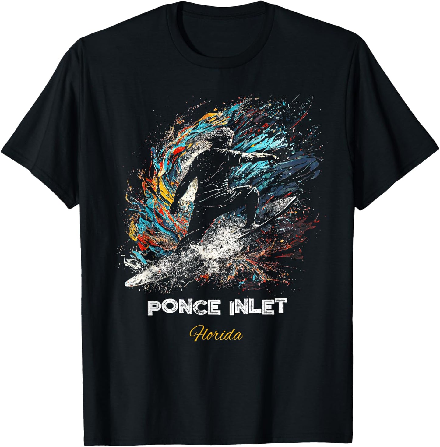 Ponce Inlet Florida T-Shirt - T-Shirt | Black