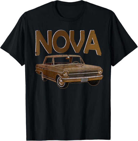 Vintage Chevys II Vintage Nova 1962 2 T-Shirt - T-Shirt | Black