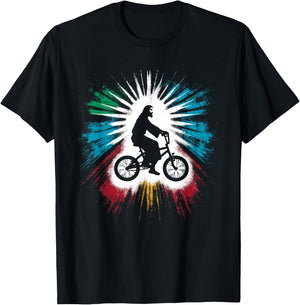 Jesus BMX Bike - Funny Christian Religious Cycling Lover T-Shirt - T-Shirt | Black