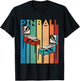 Pinball Retro Vintage Multiball Pinball Machine Arcade Game T-Shirt - T-Shirt | Black