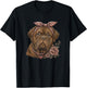 Dogue de Bordeaux Artwork Design for Girls T-Shirt - T-Shirt | Black