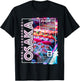 Osaka City 80s Synthwave Sushi Japan Osaka T-Shirt - T-Shirt | Black