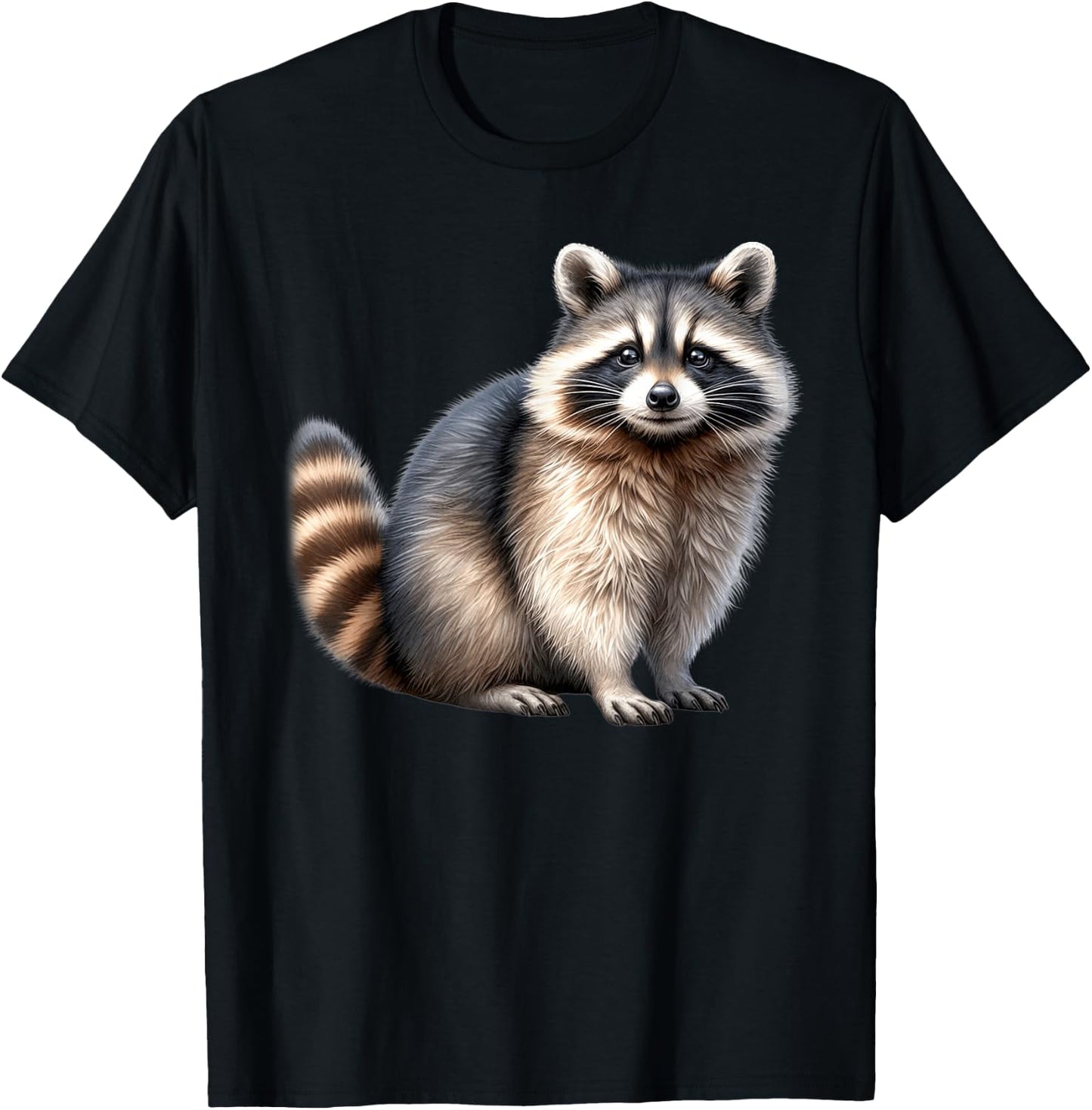 Raccoon T-Shirt - T-Shirt | Black