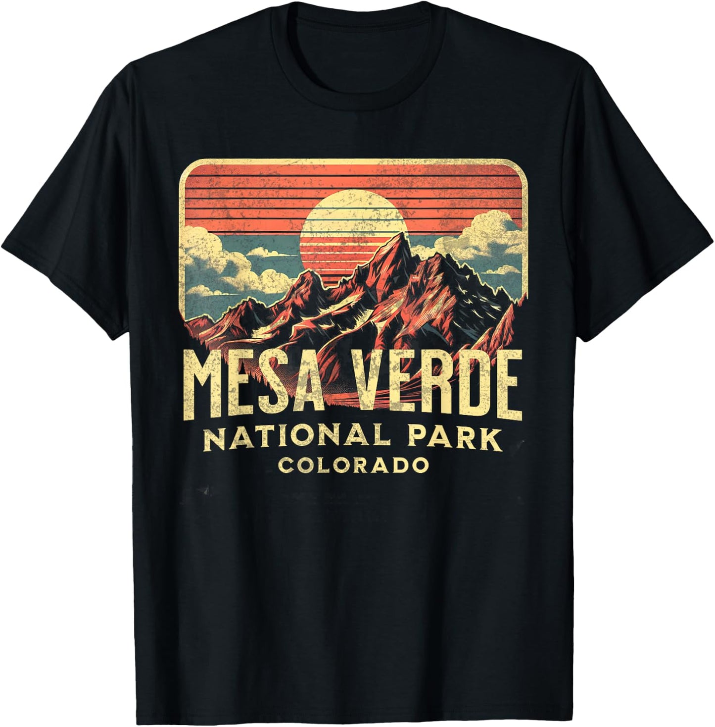 Mesa Verde National Park T-Shirt - T-Shirt | Black