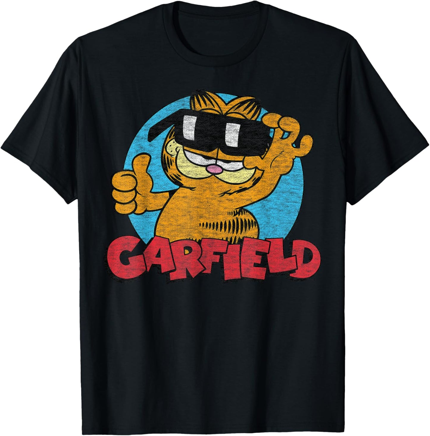 Garfield - Sunglasses Cool Cat Graphic T-Shirt - T-Shirt | Black
