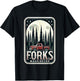 Forks Washington - Graphic T-Shirt - T-Shirt | Black