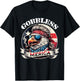 GOBBLESS Merica Patriotic Eagle Mullet American Hoss flag Women Men T-Shirt - T-Shirt | Black