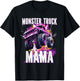 Monster Truck Mama for Monster Truck Theme Birthday Moms T-Shirt - T-Shirt | Black