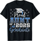 Super Proud Aunt of 2025 Graduate Awesome Family College T-Shirt - T-Shirt | Black