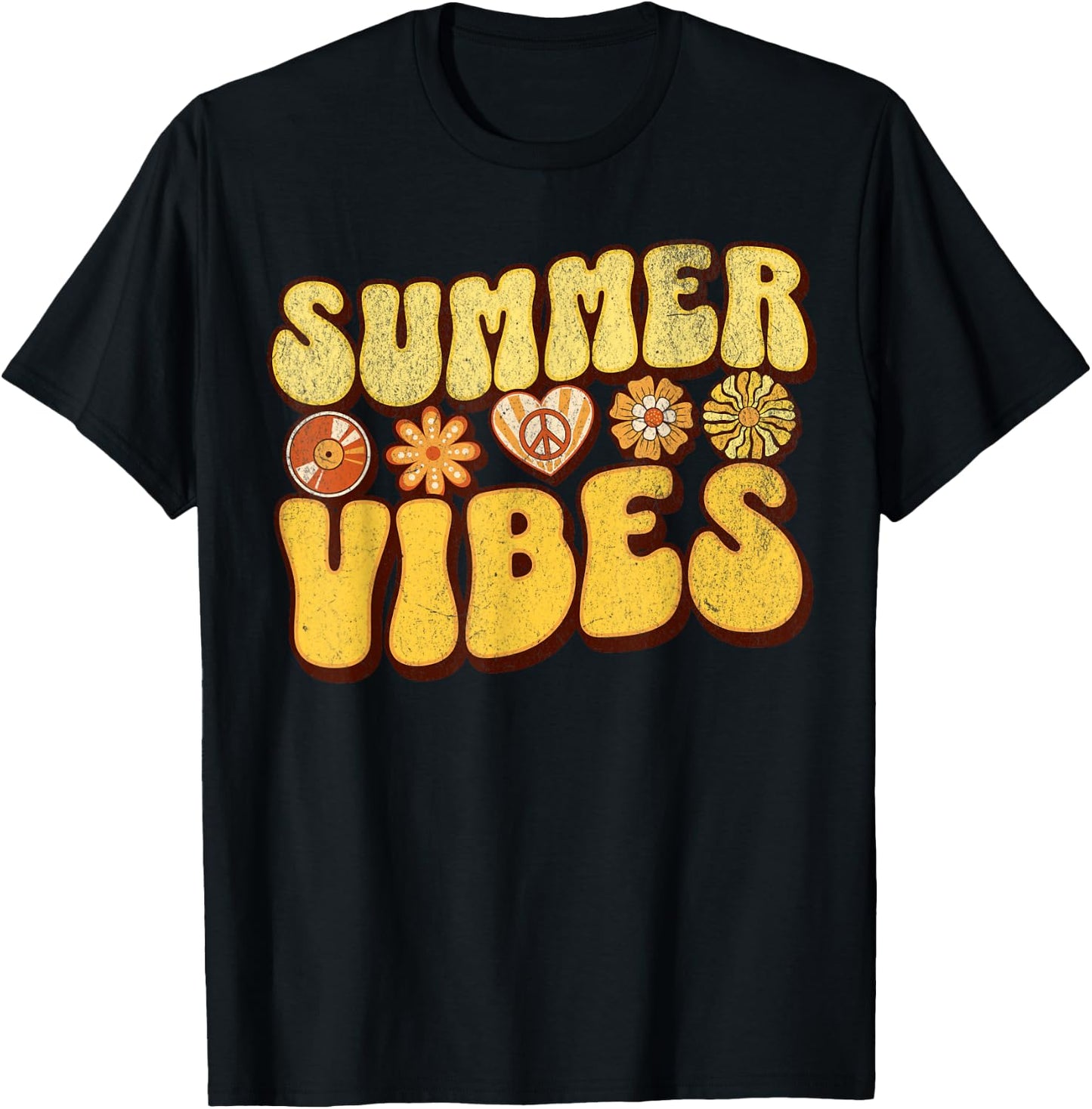Summer Vibes T-Shirt - T-Shirt | Black