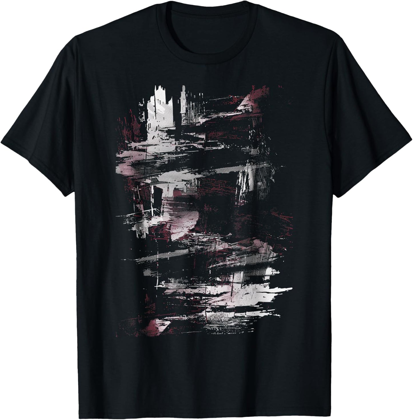 Black And White Urban Night T-Shirt - T-Shirt | Black