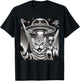 Funny Cat Selfie with UFO Alien Abduction Extraterrestrial T-Shirt - T-Shirt | Black