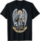 Archangel Catholic Religion Christianity Guardian Angel T-Shirt - T-Shirt | Black
