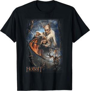 The Hobbit Thranduil's Realm T-Shirt - T-Shirt | Black