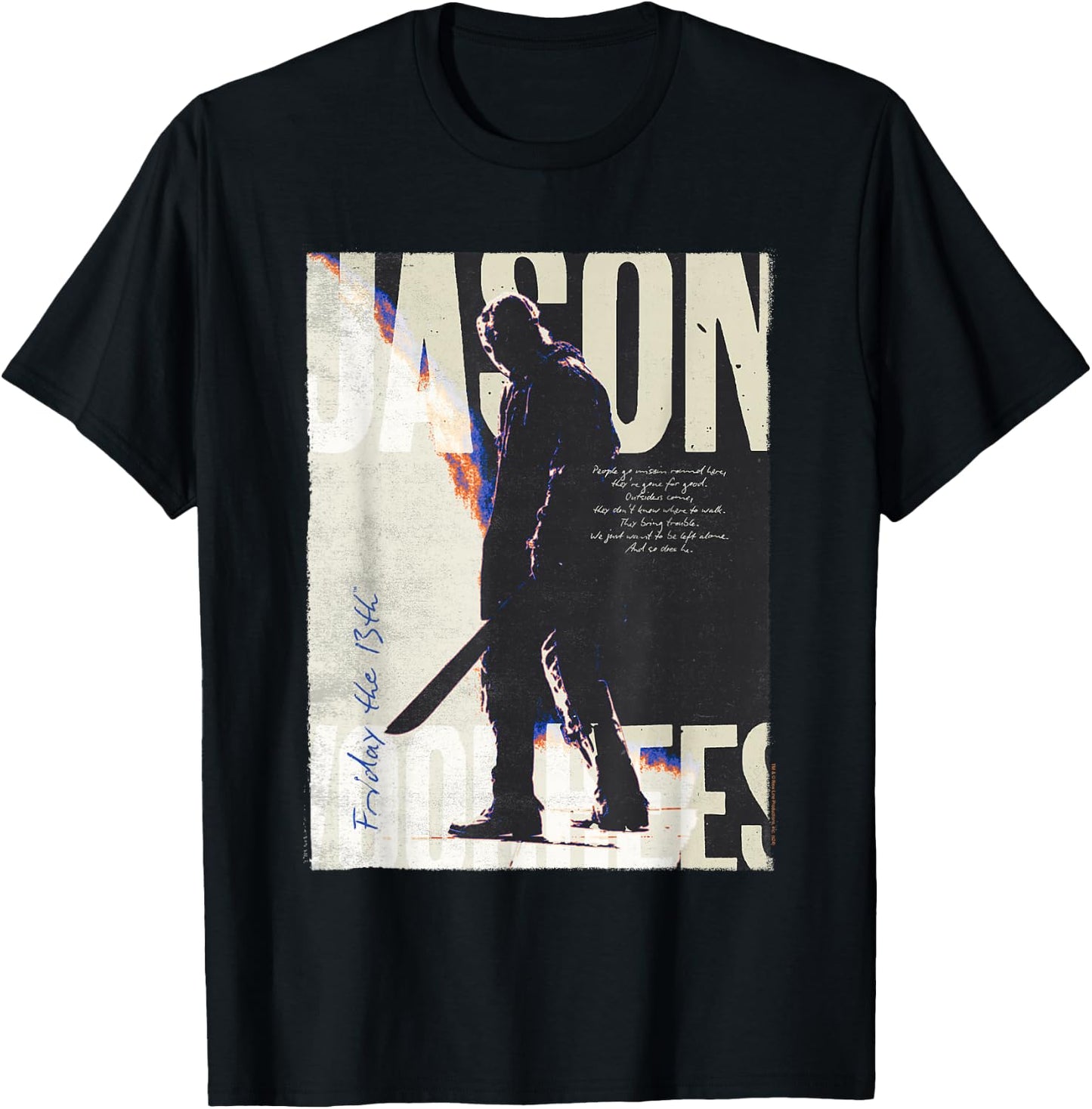 Friday The 13th Vintage Jason Voorhees T-Shirt - T-Shirt | Black