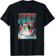 Stranger Things Christmas Upside down Castle Byers Poster T-Shirt - T-Shirt | Black
