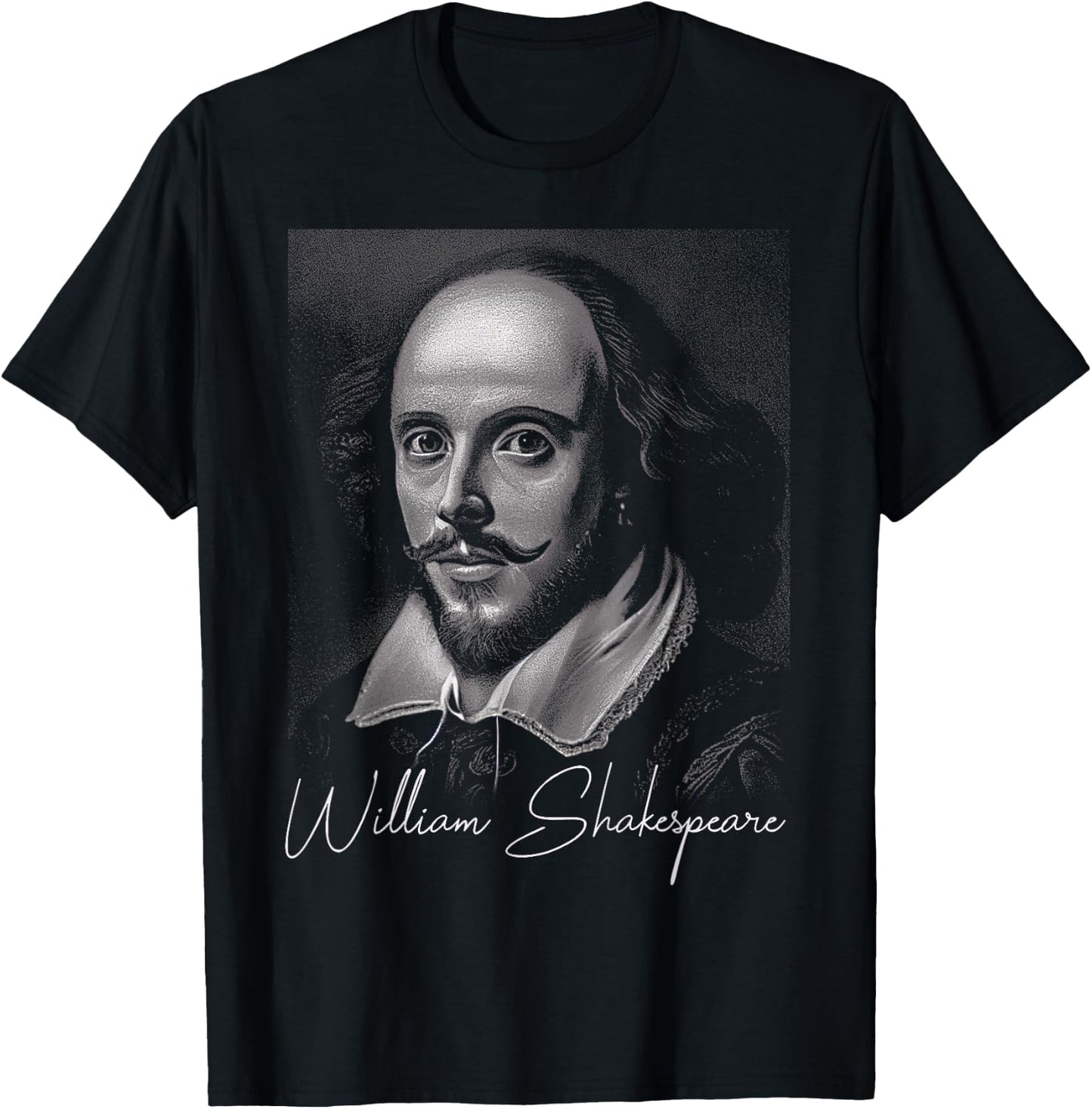 Classic William Shakespeare T-Shirt - T-Shirt | Black