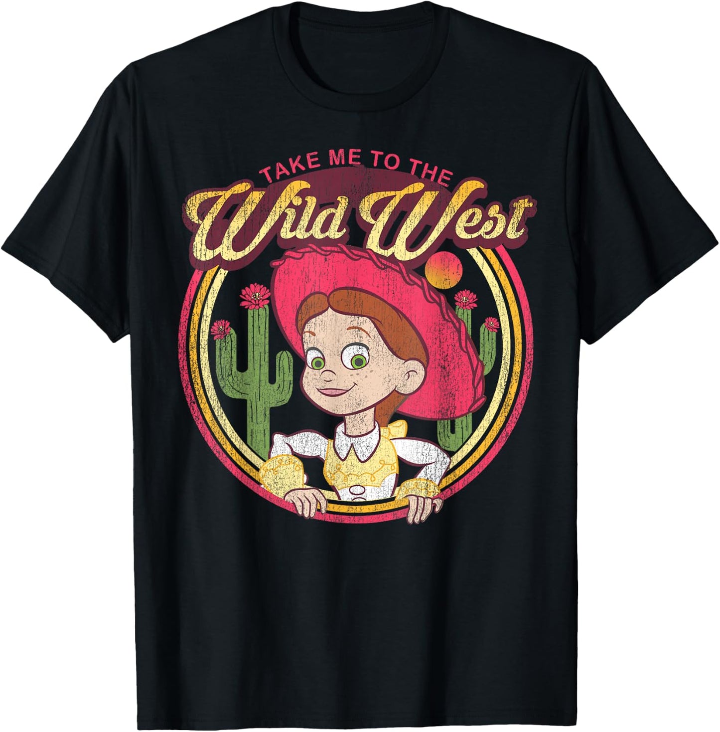 Disney Pixar Toy Story Jessie Take Me To The Wild West T-Shirt - T-Shirt | Black