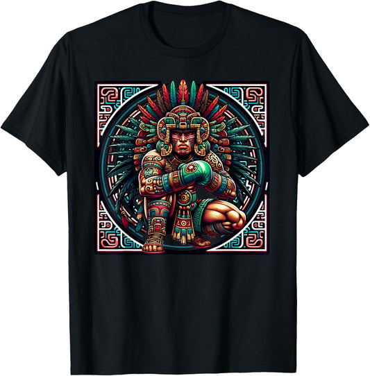 Boxing Mexico Funny Mexican Vintage Style Boxing Mexico Team T-Shirt - T-Shirt | Black