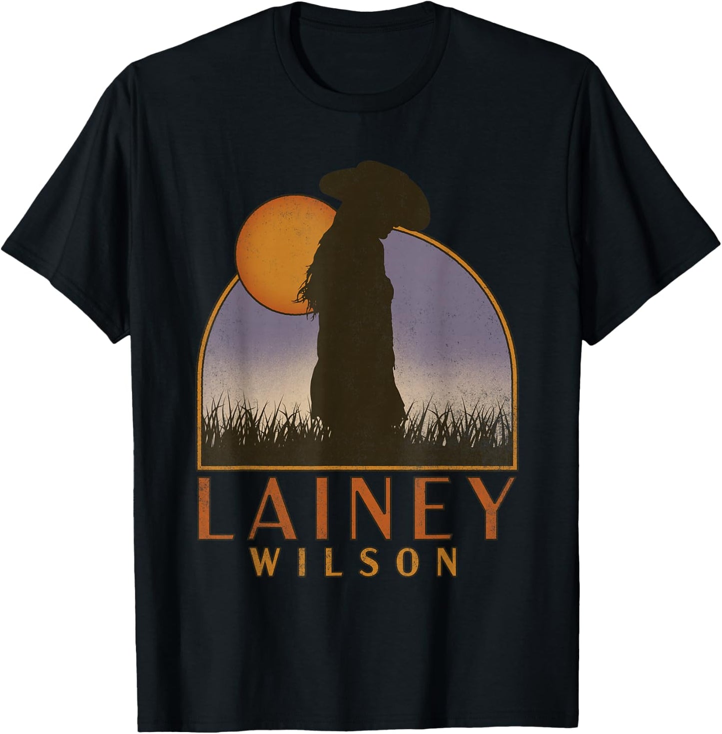 Lainey Wilson - Whirlwind Sunset T-Shirt - T-Shirt | Black