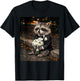 Feral Raccoon Groom Engaged Funny Wedding Party Selfie Meme T-Shirt - T-Shirt | Black