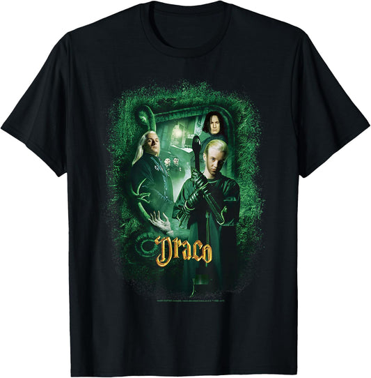 Harry Potter And The Chamber Of Secrets Draco Portrait T-Shirt - T-Shirt | Black
