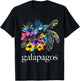 Galapagos Islands Sea Turtle Ecuador Scuba Diving Souvenir T-Shirt - T-Shirt | Black