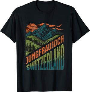 Switzerland Jungfraujoch Souvenir / Jungfraujoch T-Shirt - T-Shirt | Black