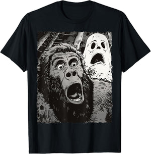 Funny Bigfoot Sasquatch Halloween T-Shirt - T-Shirt | Black